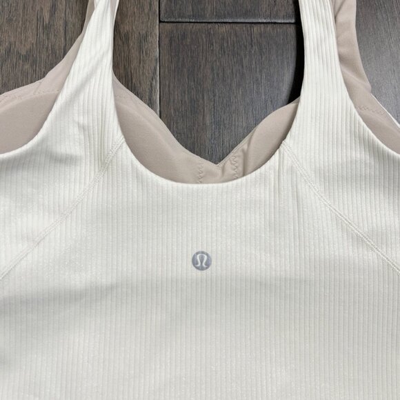 Lululemon Align Ribbed Tank Top *Shine Bone Radiate Transparent Foil - Picture 3 of 9
